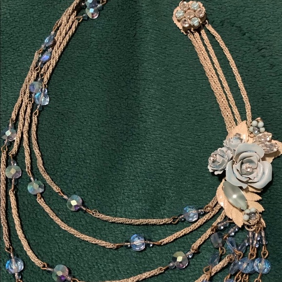 Original by Robert Iridescent blue necklace - Picture 4 of 6